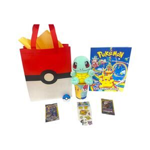 Pokemon Easter Basket Cards Pokémon Plush Sqirtle Surprise Pokeball Book